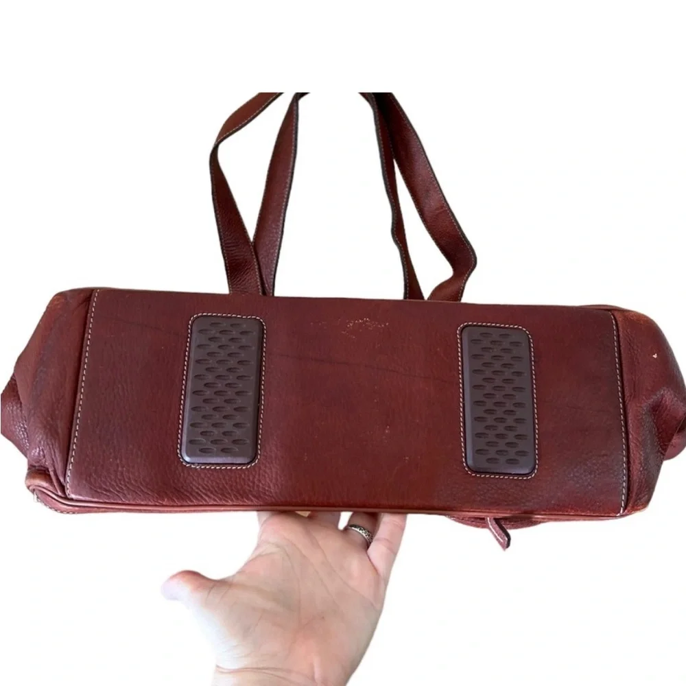 Johnston & Murphy Leather Laptop Tote